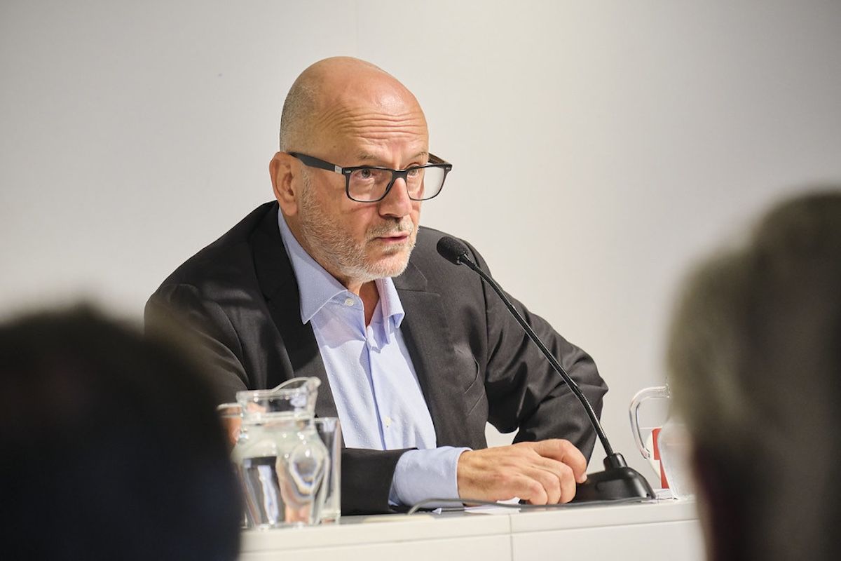 Ramon Besa en el Col·legi de Periodistes de Catalunya