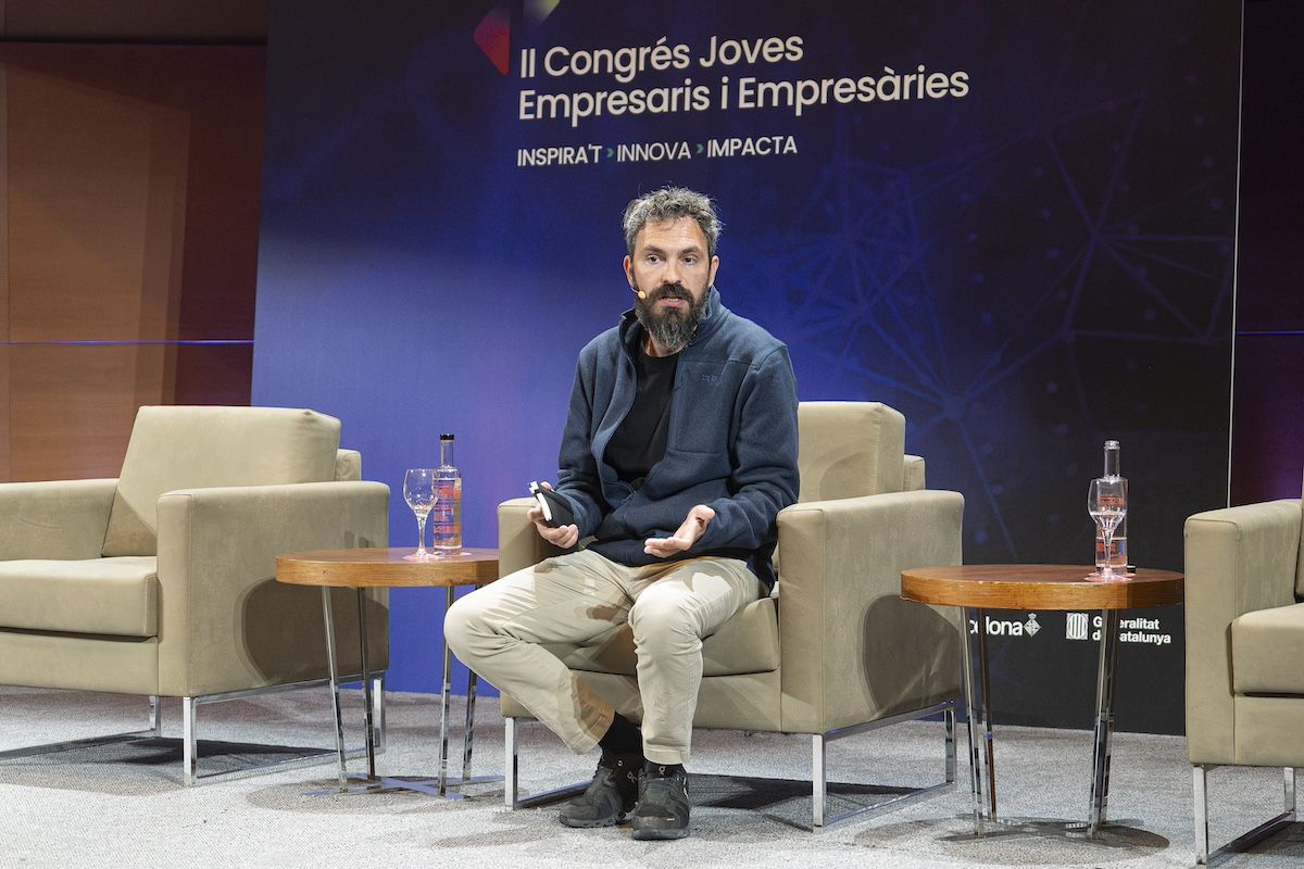 Jordi Romero en el congreso de Pimec Joves