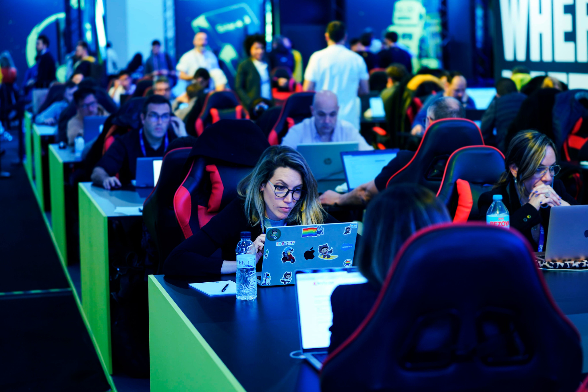 Participantes en un 'hackaton' del Talent Arena 2025.