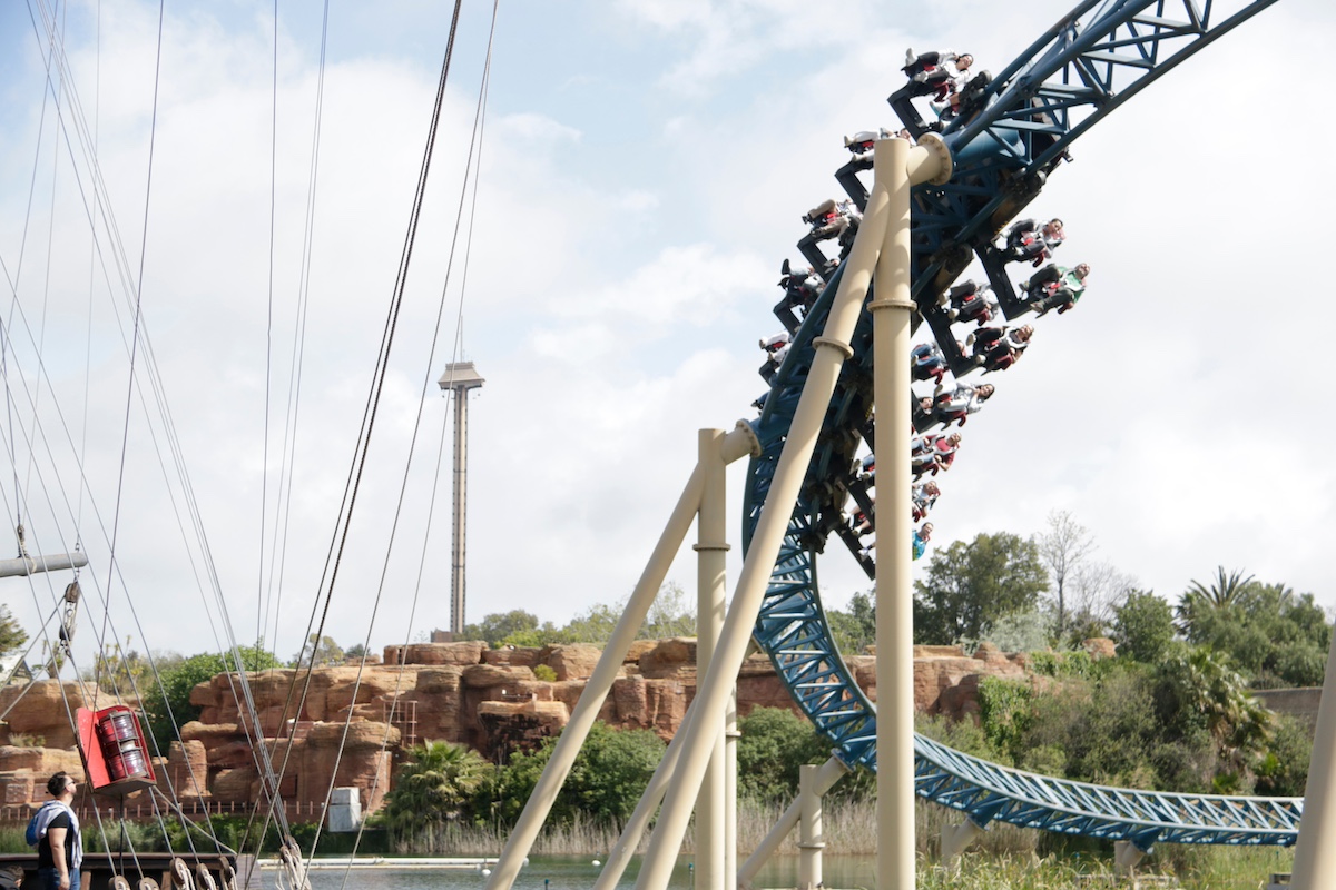 La atracción Furius Baco en PortAventura. Adriana Escoda / ACN