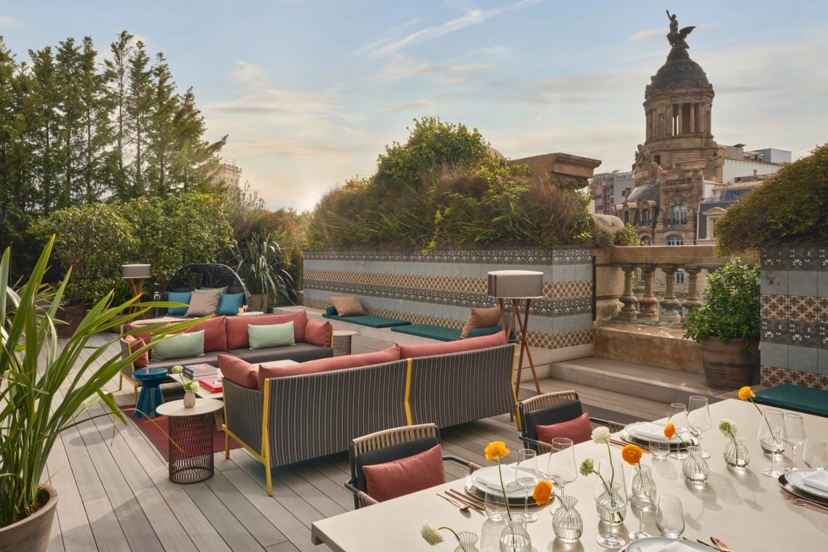 Terraza del Mandarin Oriental. 