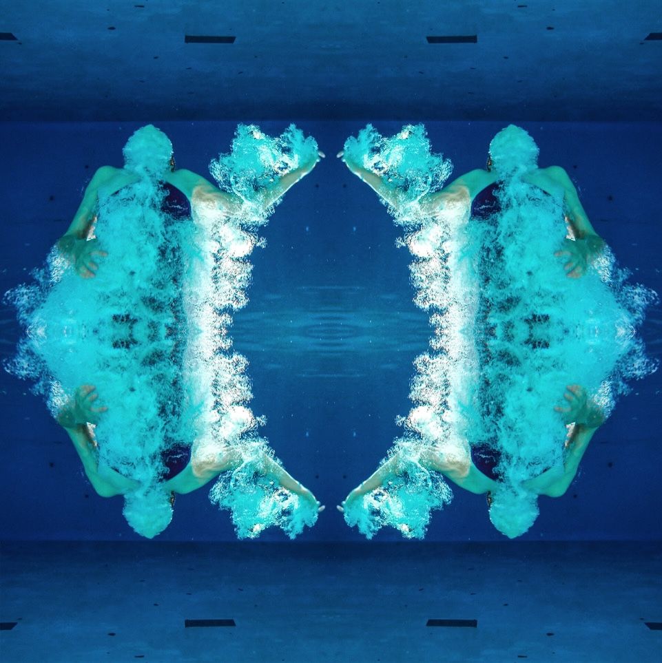 Obra de Mínguez de Molina, 'One or two at the blue'.
