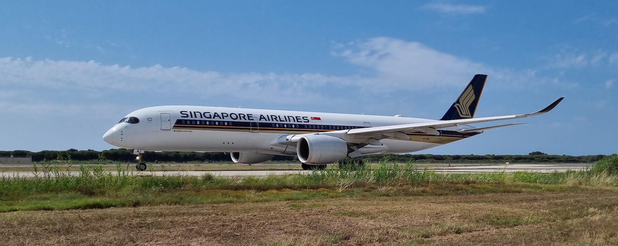 Avión de Singapore Airlines. 